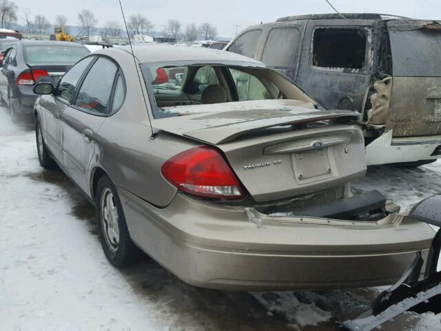 1FAFP53U97A213167 - 2007 FORD TAURUS SE BROWN photo 3