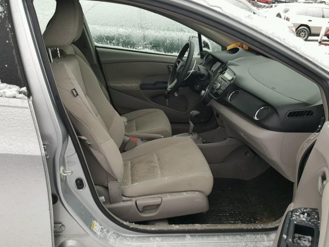 JHMZE2H52BS005114 - 2011 HONDA INSIGHT LX SILVER photo 5