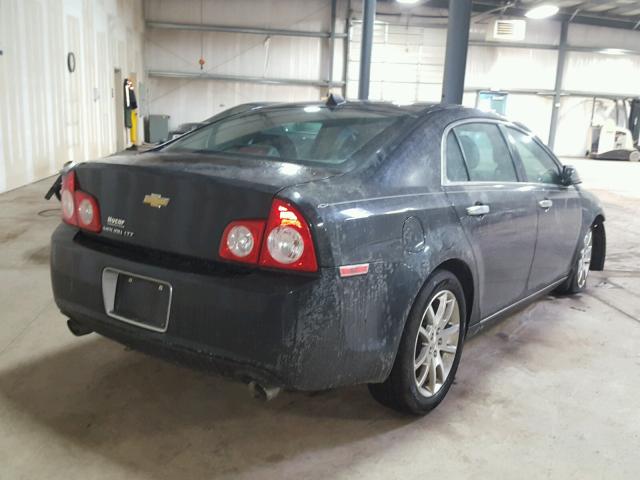 1G1ZG5E7XCF222884 - 2012 CHEVROLET MALIBU LTZ BLACK photo 4
