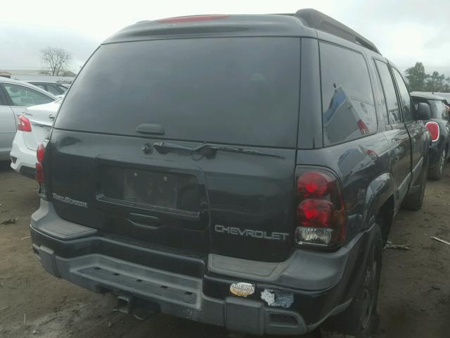 1GNES16S646201510 - 2004 CHEVROLET TRAILBLAZE BLACK photo 4