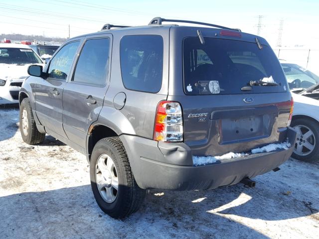 1FMCU93144DA04900 - 2004 FORD ESCAPE XLT GRAY photo 3