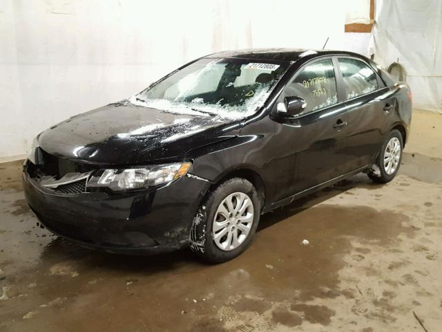 KNAFU4A2XA5232547 - 2010 KIA FORTE EX BLACK photo 2