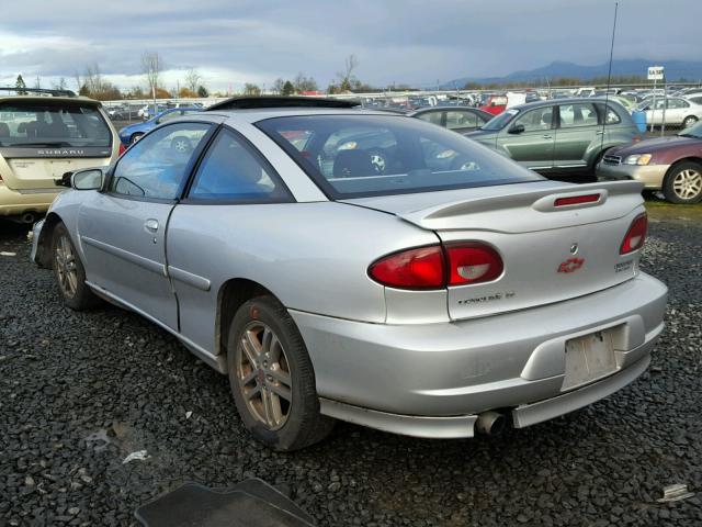 1G1JH12F027345505 - 2002 CHEVROLET CAVALIER L SILVER photo 3