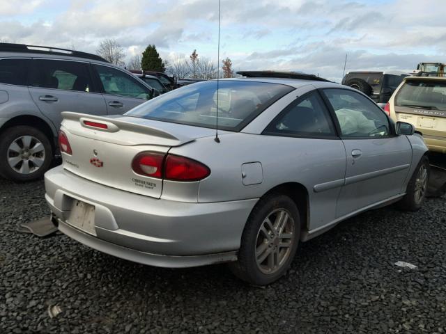 1G1JH12F027345505 - 2002 CHEVROLET CAVALIER L SILVER photo 4