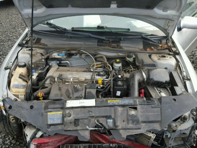 1G1JH12F027345505 - 2002 CHEVROLET CAVALIER L SILVER photo 7