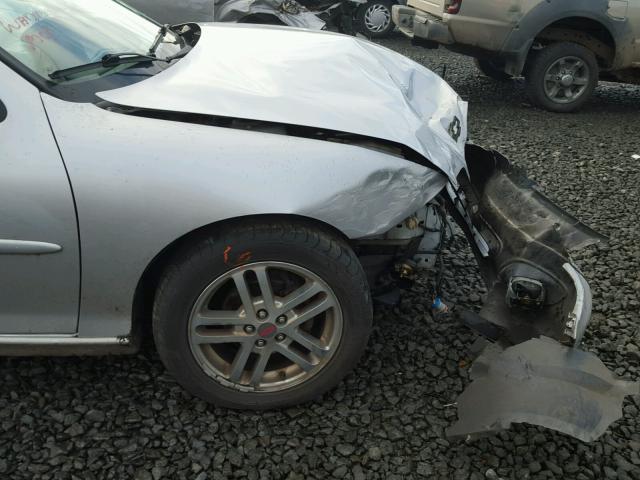 1G1JH12F027345505 - 2002 CHEVROLET CAVALIER L SILVER photo 9