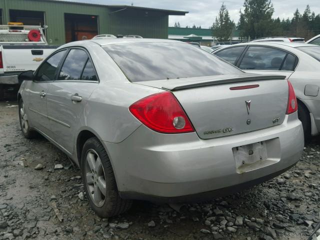 1G2ZH57N084136877 - 2008 PONTIAC G6 GT SILVER photo 3