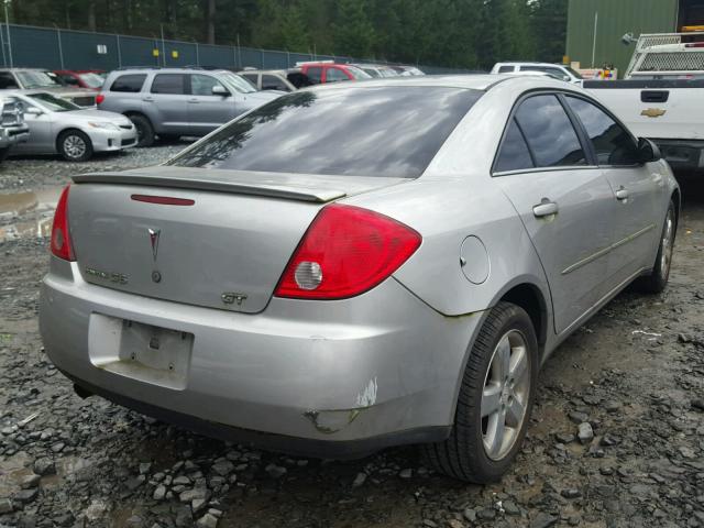 1G2ZH57N084136877 - 2008 PONTIAC G6 GT SILVER photo 4