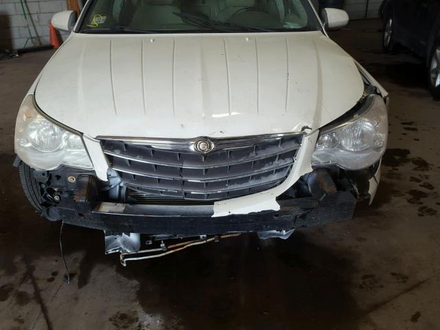 1C3LC56V99N552895 - 2009 CHRYSLER SEBRING TO WHITE photo 7