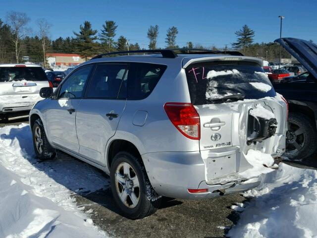 JTMBD33V776038158 - 2007 TOYOTA RAV4 SILVER photo 3