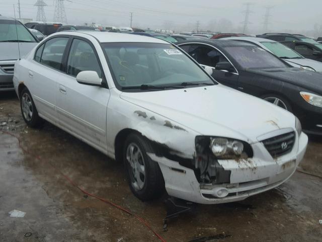 KMHDN46D75U050572 - 2005 HYUNDAI ELANTRA GL WHITE photo 1