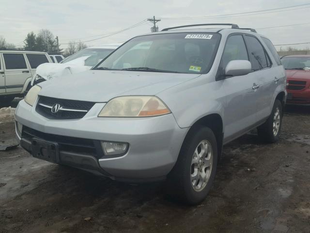 2HNYD18691H504737 - 2001 ACURA MDX TOURIN SILVER photo 2