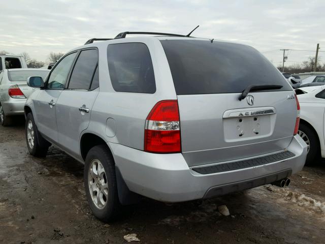 2HNYD18691H504737 - 2001 ACURA MDX TOURIN SILVER photo 3