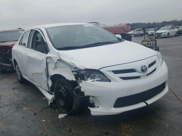 5YFBU4EE5DP145765 - 2013 TOYOTA COROLLA BA WHITE photo 1