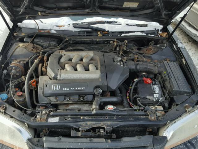 1HGCG2253YA010039 - 2000 HONDA ACCORD EX BLACK photo 7