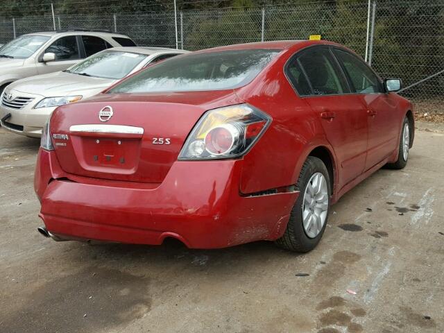 1N4AL21E89N550974 - 2009 NISSAN ALTIMA 2.5 RED photo 4