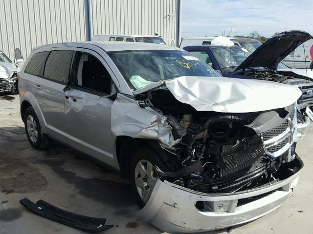 3C4PDCAB4CT388037 - 2012 DODGE JOURNEY SE SILVER photo 1