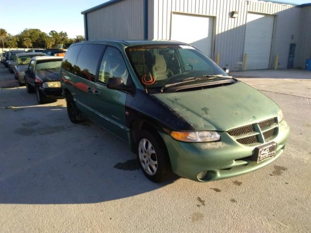 2B4GP44G1XR190378 - 1999 DODGE GRAND CARA GREEN photo 1