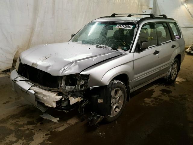 JF1SG65633H730484 - 2003 SUBARU FORESTER 2 SILVER photo 2