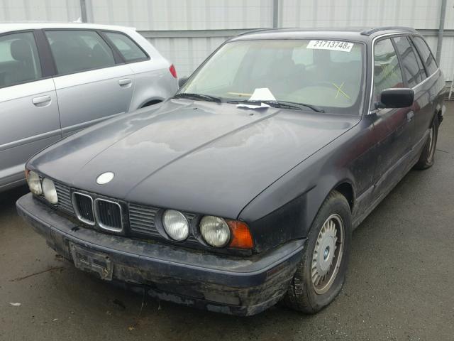 WBAHJ6310PGD23151 - 1993 BMW 525 IT AUT BLACK photo 2