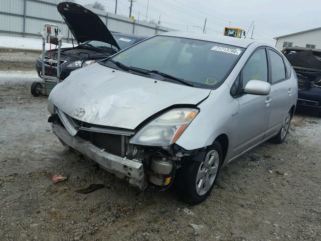 JTDKB20U873247230 - 2007 TOYOTA PRIUS SILVER photo 2