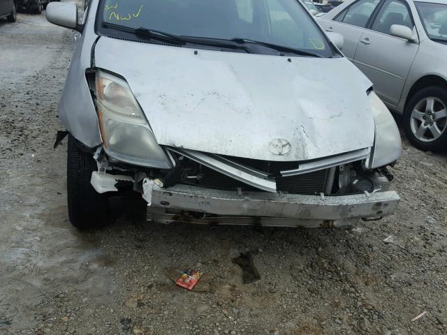 JTDKB20U873247230 - 2007 TOYOTA PRIUS SILVER photo 9