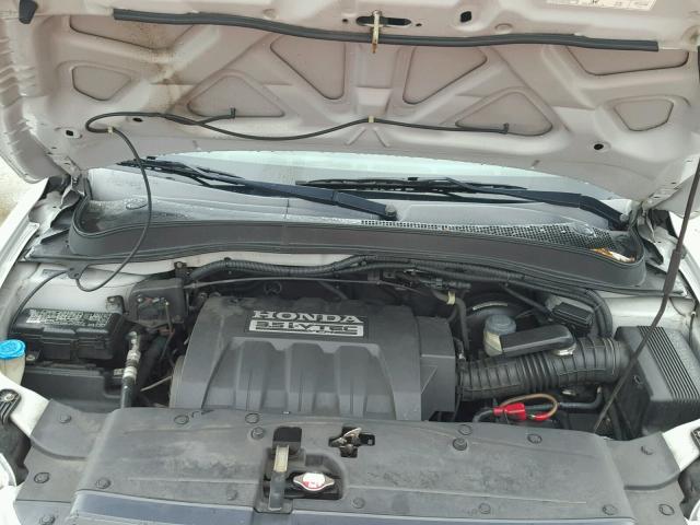 5FNYF28338B013589 - 2008 HONDA PILOT SE SILVER photo 7