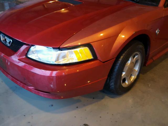 1FAFP4041XF187617 - 1999 FORD MUSTANG RED photo 9