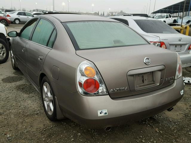 1N4BL11D04C187192 - 2004 NISSAN ALTIMA SE BROWN photo 3