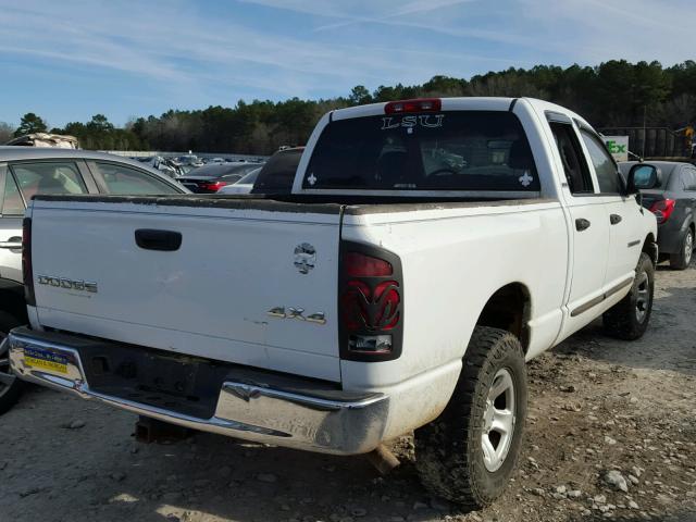 1D7HU18N42S582209 - 2002 DODGE RAM 1500 WHITE photo 4