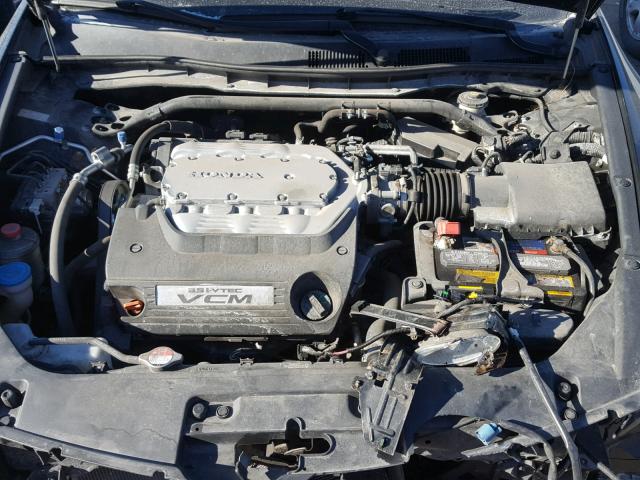 1HGCS22859A012546 - 2009 HONDA ACCORD EXL GRAY photo 7