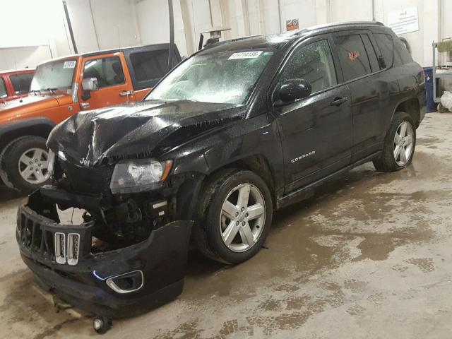 1C4NJCEA4ED888547 - 2014 JEEP COMPASS LA BLACK photo 2