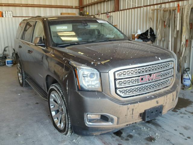 1GKS1AKC2FR540977 - 2015 GMC YUKON SLE GRAY photo 1