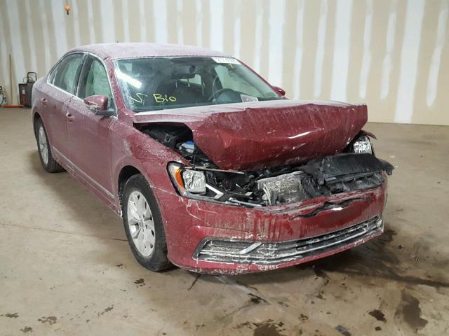 1VWAT7A31GC009163 - 2016 VOLKSWAGEN PASSAT S წითელი ფოტო 1