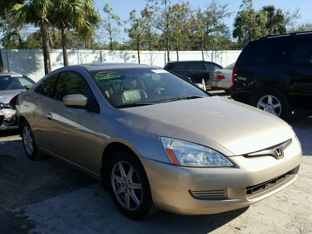 1HGCM82623A004505 - 2003 HONDA ACCORD EX GOLD photo 1