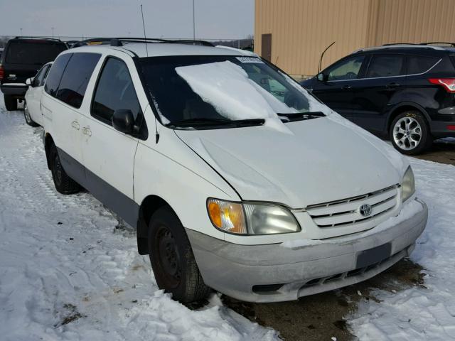 4T3ZF13C53U552384 - 2003 TOYOTA SIENNA LE WHITE photo 1