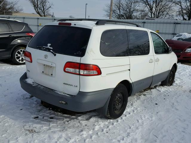 4T3ZF13C53U552384 - 2003 TOYOTA SIENNA LE WHITE photo 4