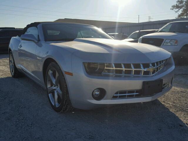 2G1FC3D32D9244809 - 2013 CHEVROLET CAMARO LT SILVER photo 1