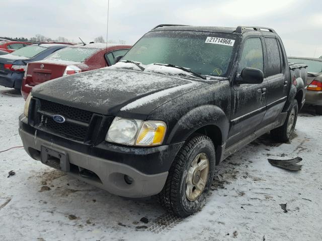 1FMZU67E81UC28706 - 2001 FORD EXPLORER S BLACK photo 2