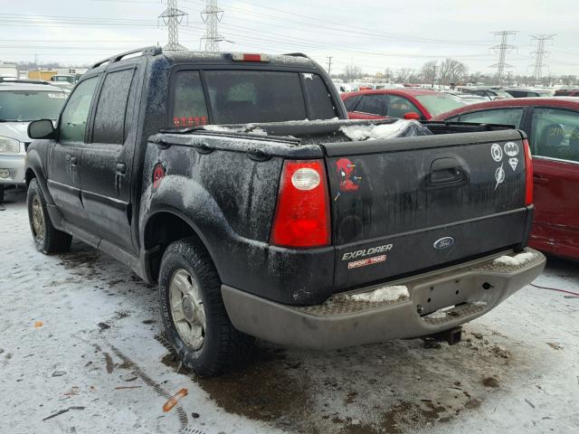 1FMZU67E81UC28706 - 2001 FORD EXPLORER S 黑色 照片 3