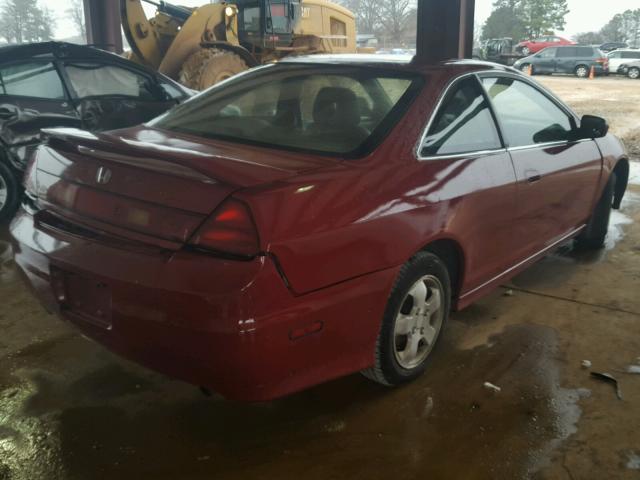 1HGCG32522A002558 - 2002 HONDA ACCORD EX RED photo 4