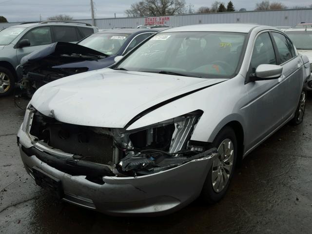 1HGCP26319A091715 - 2009 HONDA ACCORD LX SILVER photo 2