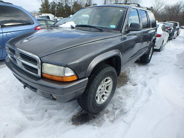 1B4HS58N72F162862 - 2002 DODGE DURANGO SL CHARCOAL photo 2