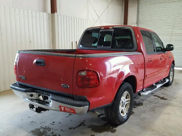 1FTRW07L62KD73167 - 2002 FORD F150 SUPER RED photo 4