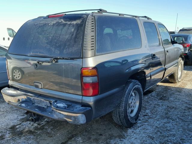 1GNFK16T81J142899 - 2001 CHEVROLET SUBURBAN K GRAY photo 4