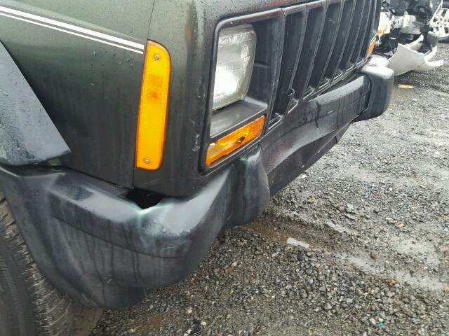 1J4FJ68S3WL222548 - 1998 JEEP CHEROKEE S GREEN photo 9