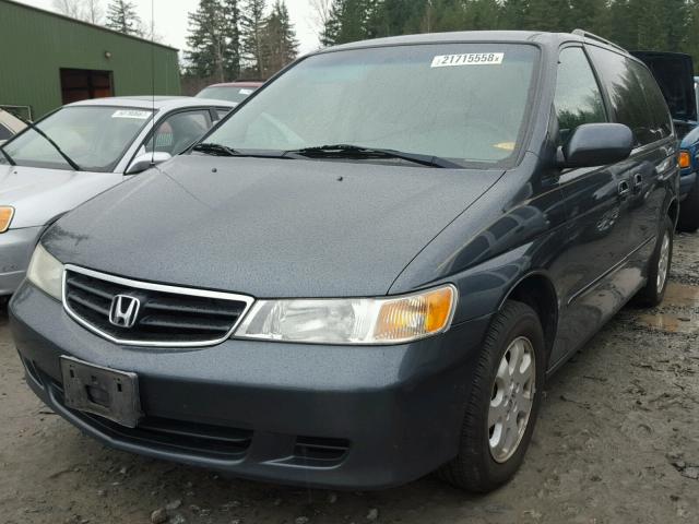 5FNRL18703B026156 - 2003 HONDA ODYSSEY EX GREEN photo 2