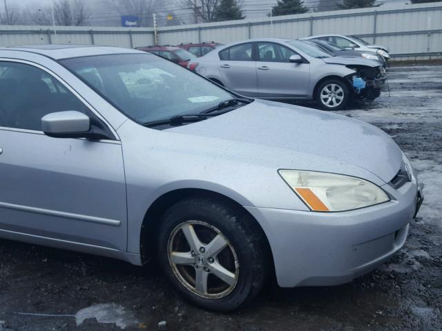 1HGCM56845A053766 - 2005 HONDA ACCORD EX SILVER photo 9