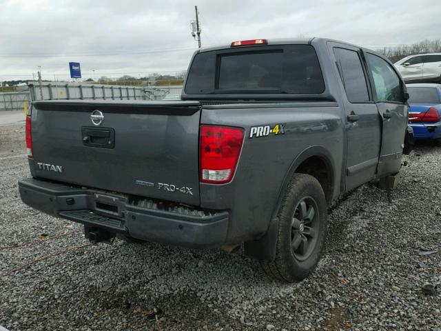 1N6BA0EC7FN502814 - 2015 NISSAN TITAN S CHARCOAL photo 4