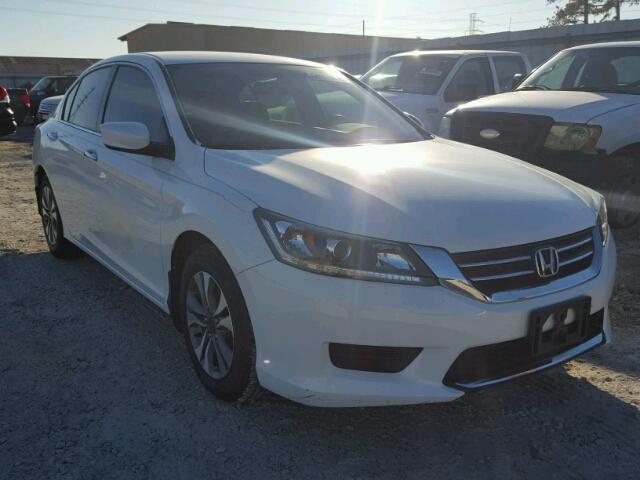 1HGCR2F34EA241076 - 2014 HONDA ACCORD LX WHITE photo 1